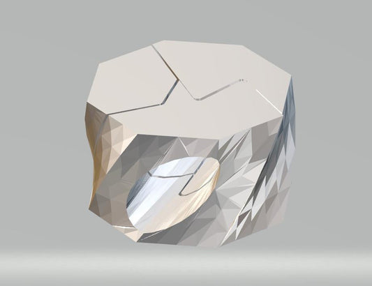Modern Accent Table 02, Silver